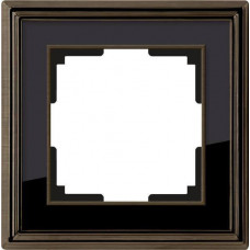 Рамка Palacio на 1 пост бронза/черный WL17-Frame-01 4690389103568